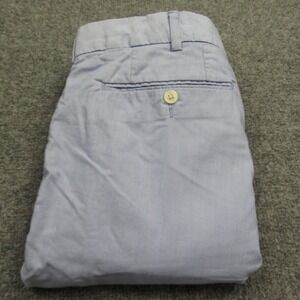 Polo Ralph Lauren Shorts Mens 40x8.5 Blue Stretch Straight Fit Hickory Stripe‎